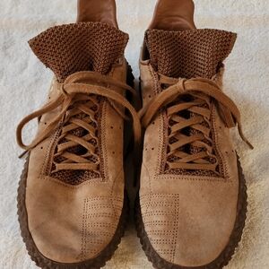 adidas Kamanda Men' Brown Suede Sneakers Size 9.5 Preowned